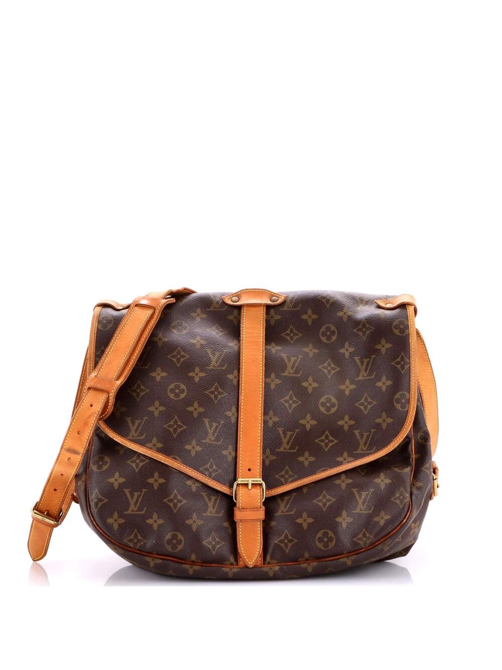 Louis Vuitton Saumur Handbag Canvas 35 #233244L92B